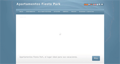 Desktop Screenshot of apartamentos-fiestapark.com