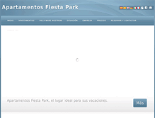 Tablet Screenshot of apartamentos-fiestapark.com